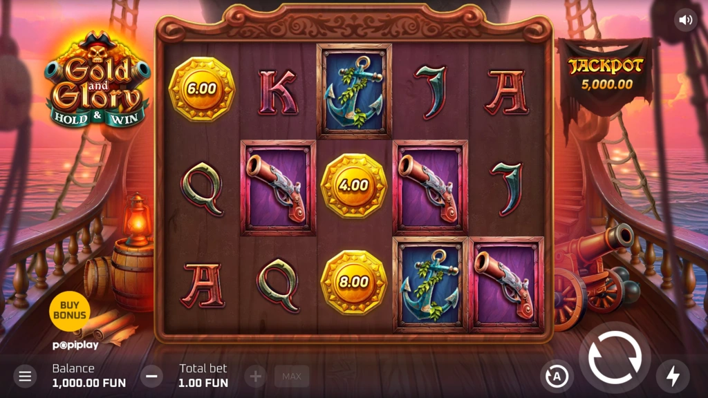 Gold and Glory Hold and Win - Base Game